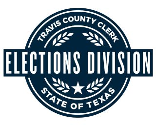 Logo of Travis County Clerk, Elections Division, State of Texas